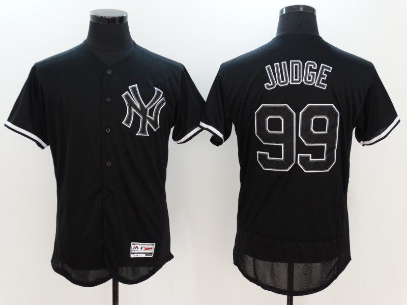 Men New York Yankees #99 Judge Black Elite 2024 Nike MLB Jersey style 1